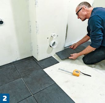 Legge fliser på bad Legge fliser på bad